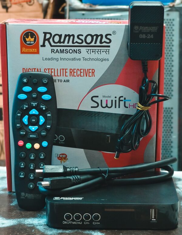 RAMSONS free dish setup box with HDMI